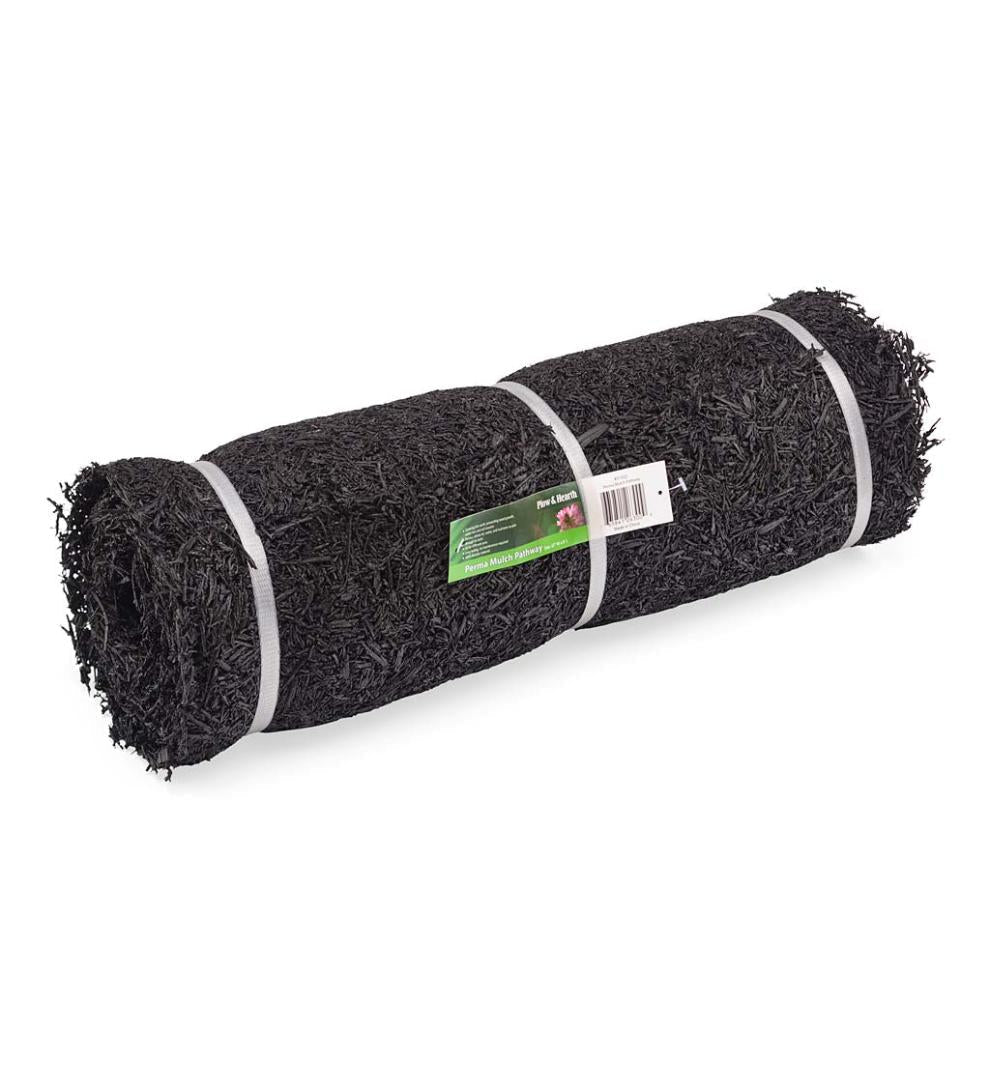 Plow & Hearth Gardenworks® Yard & Garden Permanent Mulch Recycled Rubber Pathway