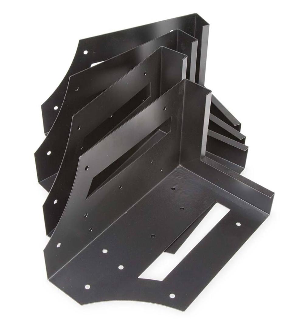Plow & Hearth Gardenworks® Yard & Garden Steel Raised Bed Corner Brackets, Set Of 4