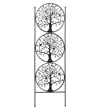 Plow & Hearth Gardenworks® Yard & Garden Tree Of Life Circle Trio Metal Garden Trellis
