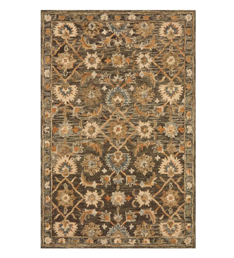 Plow & Hearth Hearth Rugs Fireplace & Hearth Kensington Trellis Wool Rug