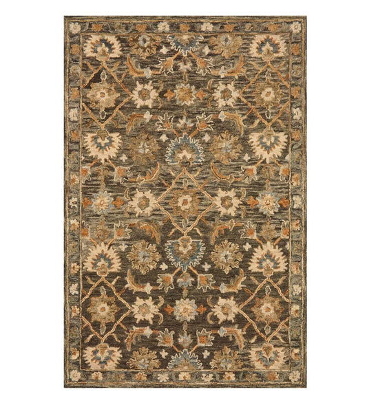 Plow & Hearth Hearth Rugs Fireplace & Hearth Kensington Trellis Wool Rug