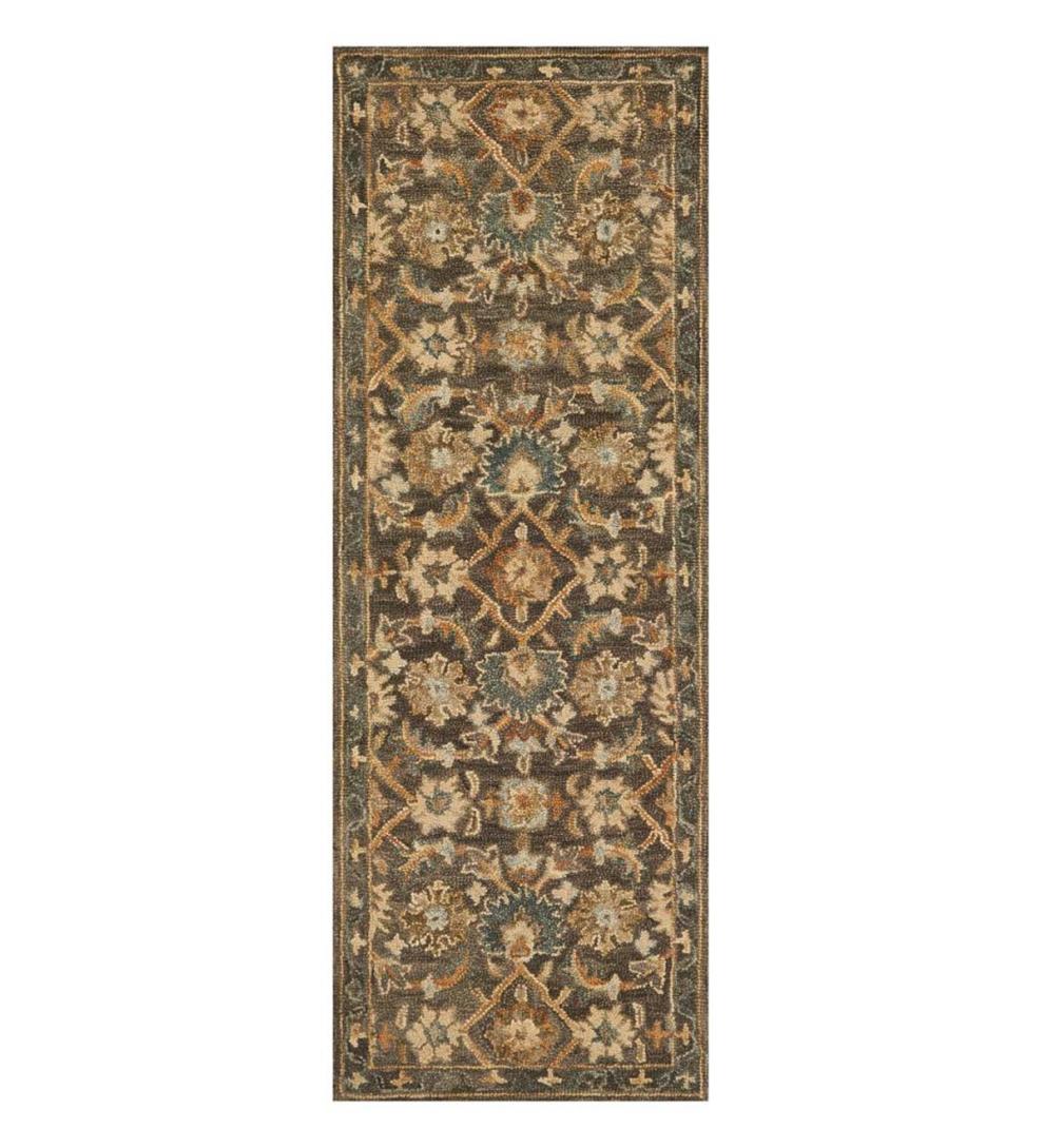 Plow & Hearth Hearth Rugs Fireplace & Hearth Kensington Trellis Wool Rug