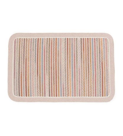 Plow & Hearth Hearth Rugs Fireplace & Hearth Lynnhaven Wool Solid Border Braided Rug