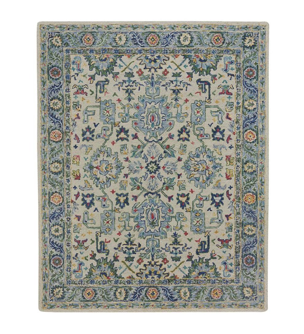 Plow & Hearth Hearth Rugs Fireplace & Hearth Mountain Run 100% Wool Rug