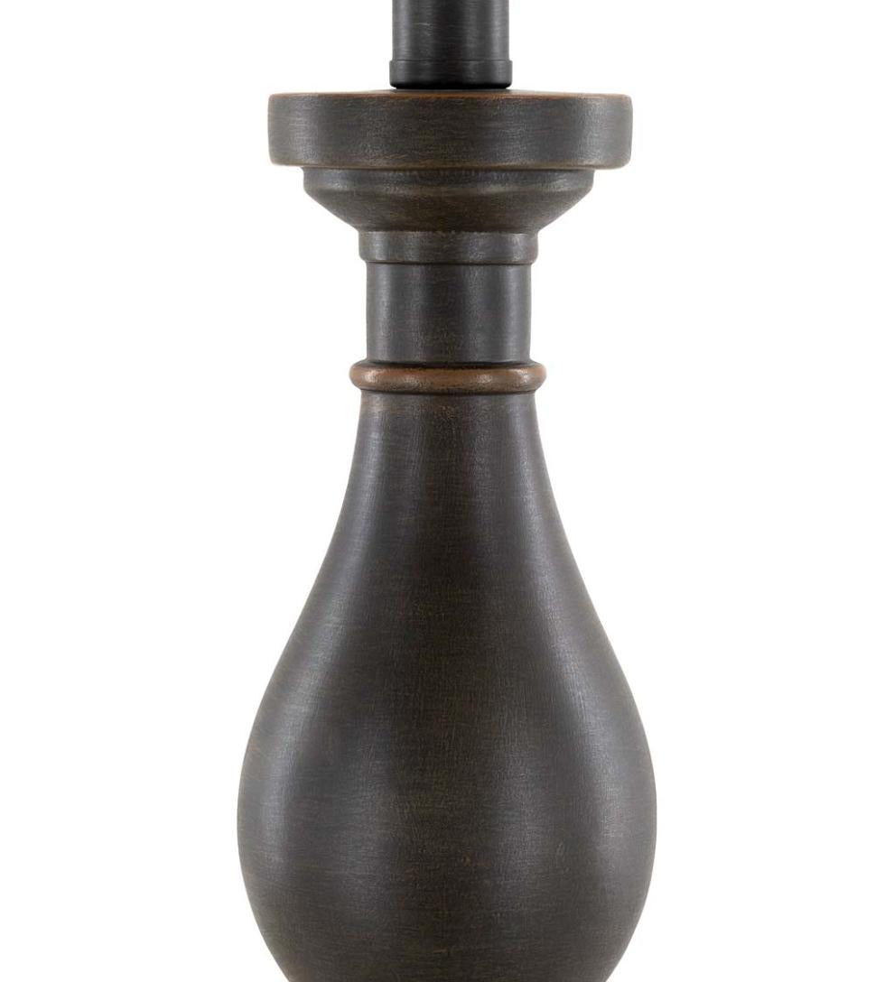 Plow & Hearth Home Accents Indoor Living Clarice Table Lamp With White Linen Shade