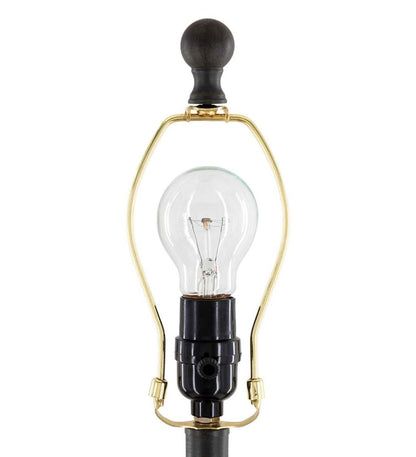 Plow & Hearth Home Accents Indoor Living Clarice Table Lamp With White Linen Shade