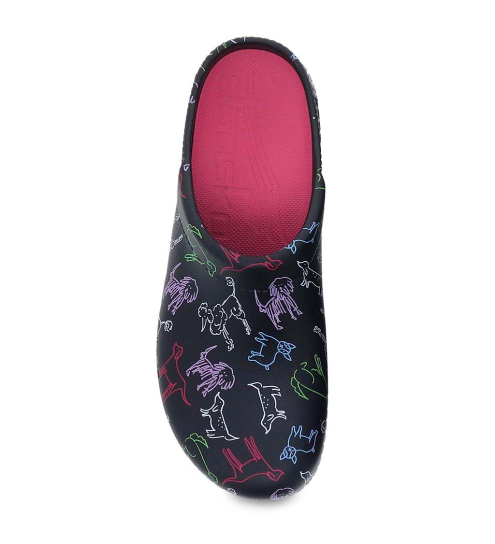 Plow & Hearth Home Accents Indoor Living Dansko Kane Dogs Clog - Dogs - 37 (6½-7)