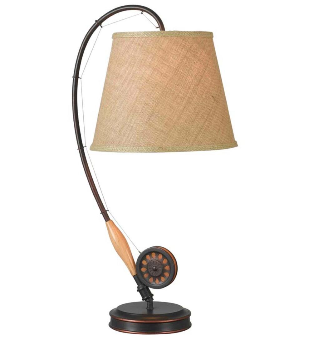Plow & Hearth Home Accents Indoor Living Fly Rod Table Lamp