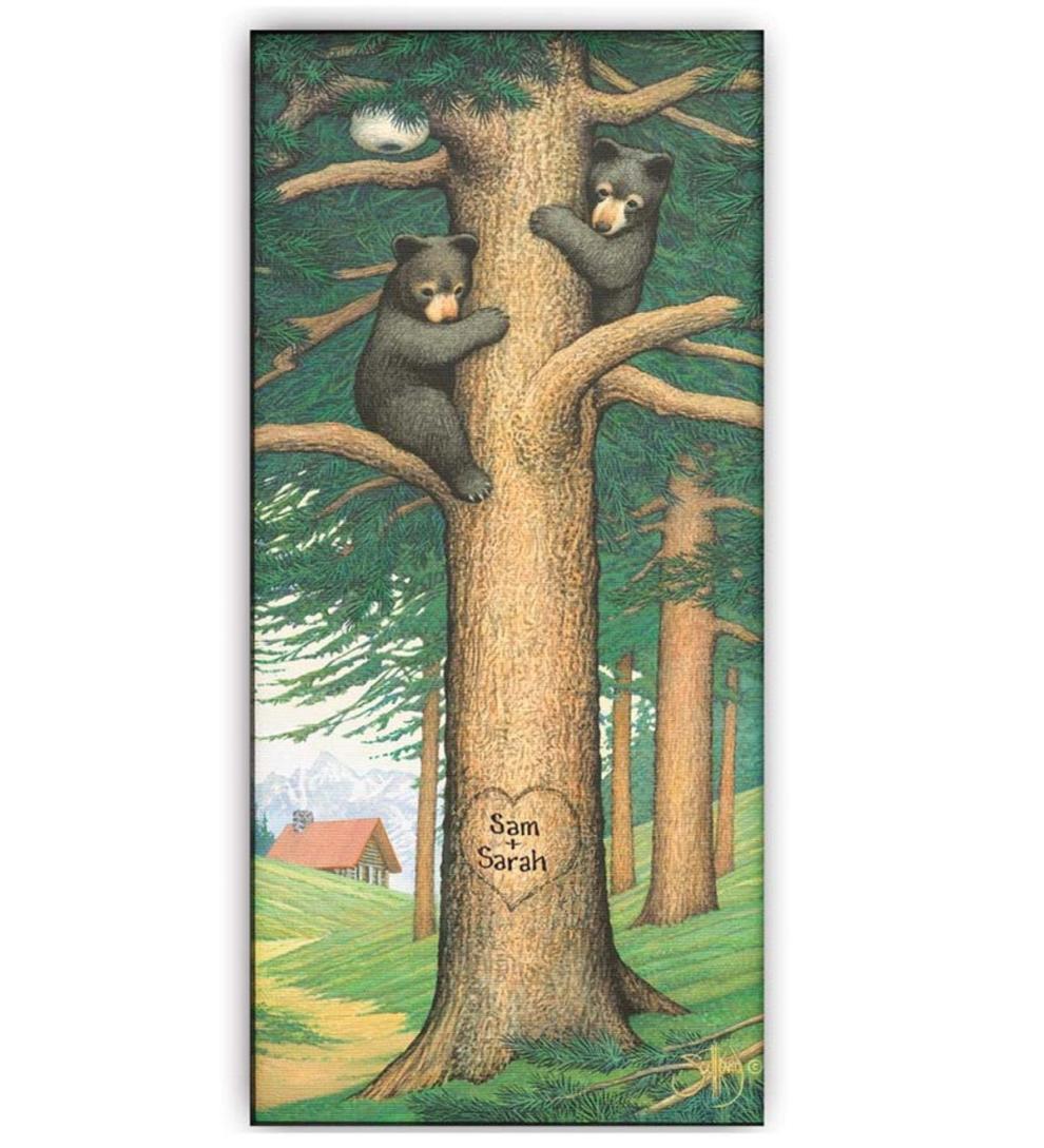 Plow & Hearth Home Accents Indoor Living Honey Bears Personalized Print
