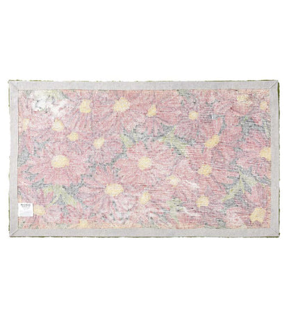 Plow & Hearth Home Accents Indoor Living Indoor/Outdoor Chrysanthemum Hooked Accent Rug