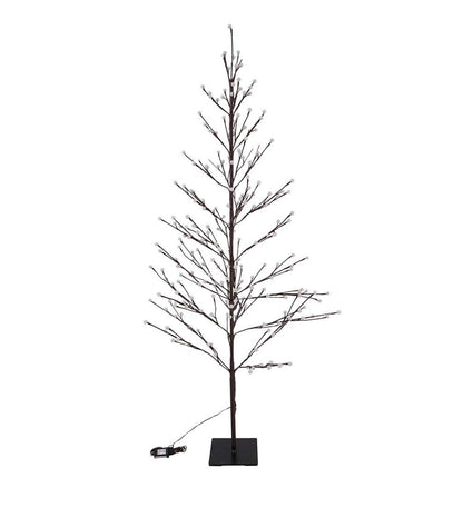 Plow & Hearth Home Accents Indoor Living Indoor/Outdoor Electric Lighted Mini Globe Trees