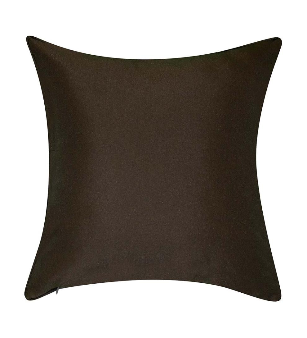Plow & Hearth Home Accents Indoor Living Indoor/Outdoor Embroidered Birds Throw Pillow - Yellow
