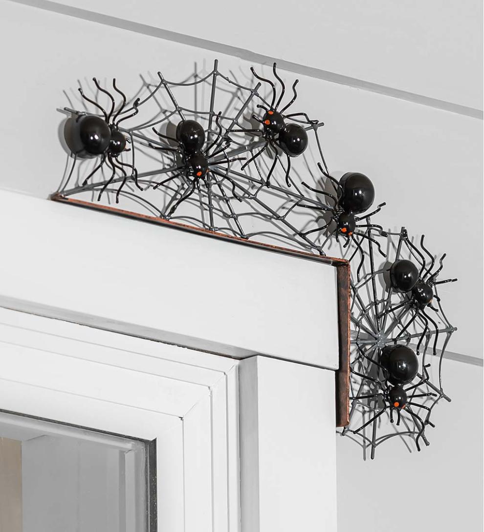 Plow & Hearth Home Accents Indoor Living Indoor/Outdoor Halloween Door Corner Decorations - Bats