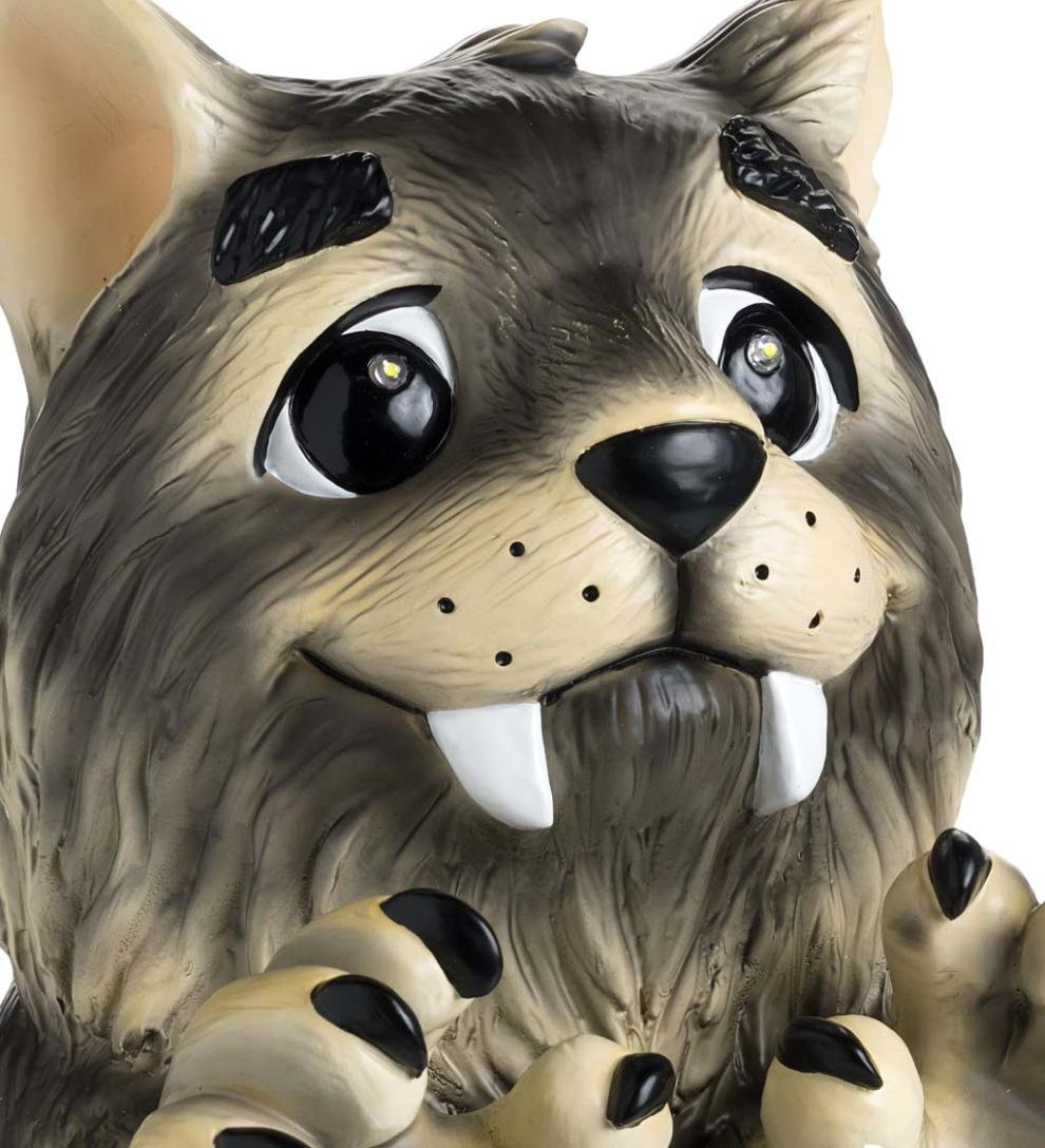 Plow & Hearth Home Accents Indoor Living Indoor/Outdoor Lighted Werewolf Shorty Halloween Statue