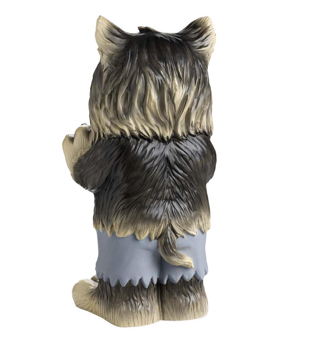 Plow & Hearth Home Accents Indoor Living Indoor/Outdoor Lighted Werewolf Shorty Halloween Statue
