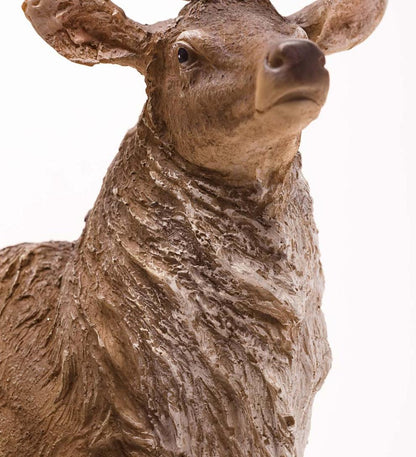 Plow & Hearth Home Accents Indoor Living Lifelike Elk Sculptures