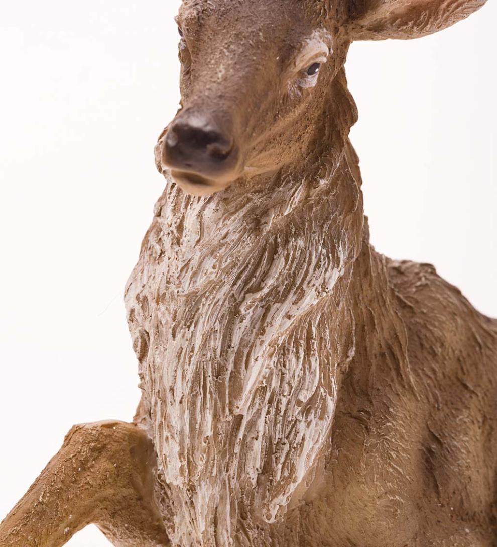 Plow & Hearth Home Accents Indoor Living Lifelike Elk Sculptures