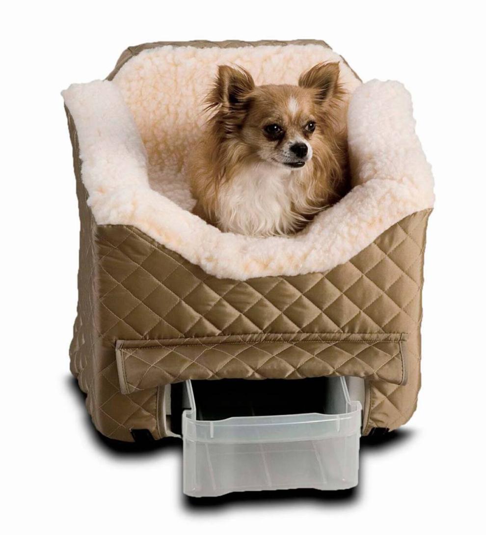 Plow & Hearth Home Accents Indoor Living Lookout Pet Ii Car Seat, Small - Charcoal