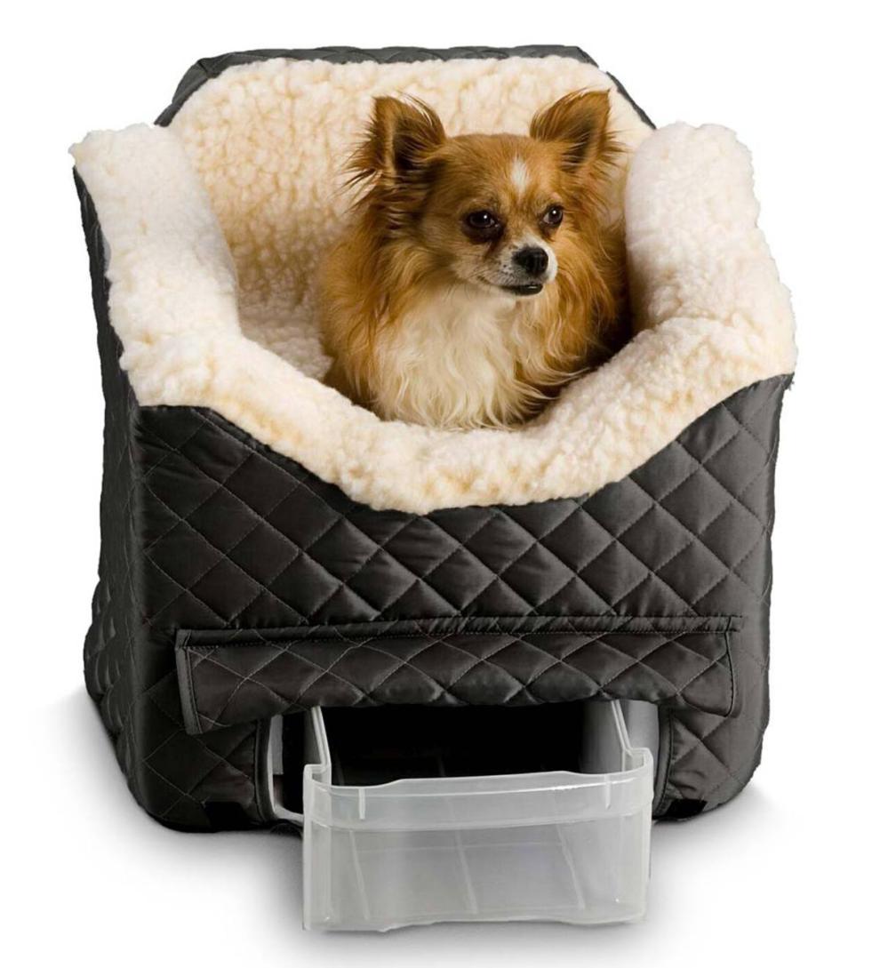 Plow & Hearth Home Accents Indoor Living Lookout Pet Ii Car Seat, Small - Charcoal