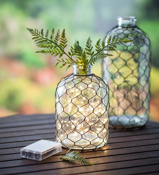 Plow & Hearth Home Accents Indoor Living Multifunction Twinkle String Lights With 100 Micro Leds