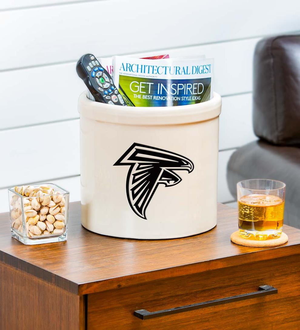 Plow & Hearth Home Accents Indoor Living Nfl Team Logo Stoneware Crock - Arizona Cardinals