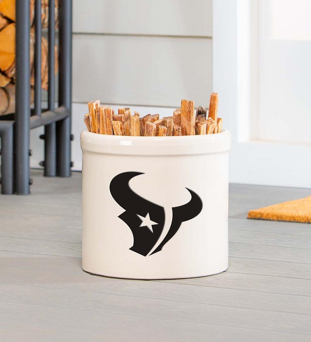Plow & Hearth Home Accents Indoor Living Nfl Team Logo Stoneware Crock - Arizona Cardinals