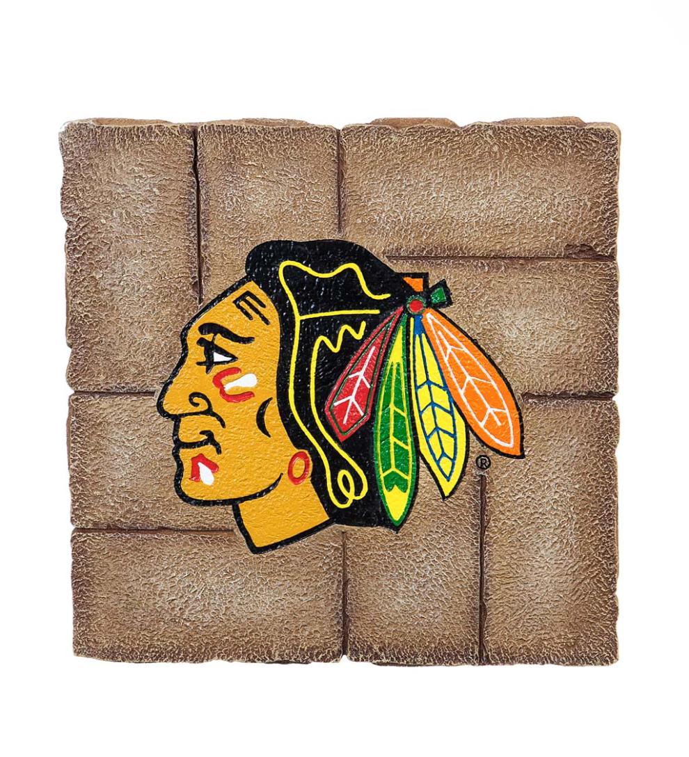 Plow & Hearth Home Accents Indoor Living Nhl Hockey Team Garden Stone Paver - Columbus Blue Jackets