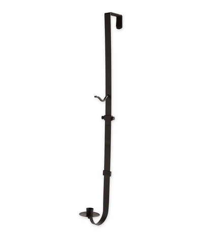 Plow & Hearth Home Accents Indoor Living Over-Door Adjustable Wreath Hanger With Candle Holder