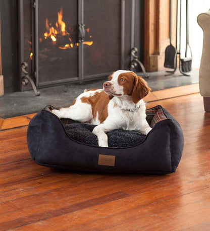 Plow & Hearth Home Accents Indoor Living Pendleton Kuddler Pet Bed In Grey Stewart Plaid