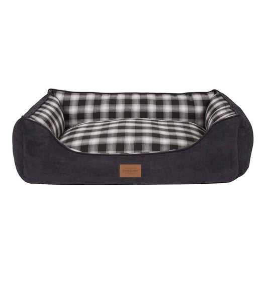 Plow & Hearth Home Accents Indoor Living Pendleton Kuddler Pet Bed In Ombre Plaid