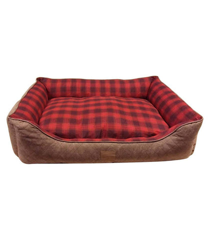Plow & Hearth Home Accents Indoor Living Pendleton Kuddler Pet Bed In Ombre Plaid