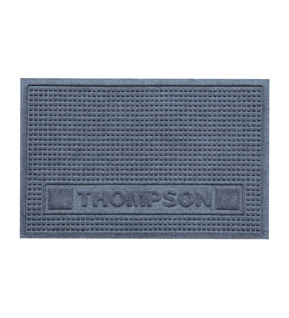 Plow & Hearth Home Accents Indoor Living Personalized Waterhog Squares Pet Doormat