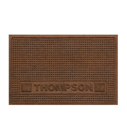 Plow & Hearth Home Accents Indoor Living Personalized Waterhog Squares Pet Doormat