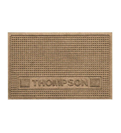 Plow & Hearth Home Accents Indoor Living Personalized Waterhog Squares Pet Doormat