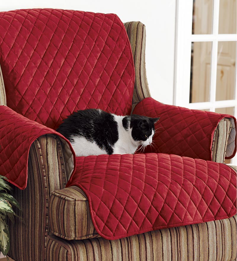 Plow & Hearth Home Accents Indoor Living Polyester Pet Furniture Protective Covers