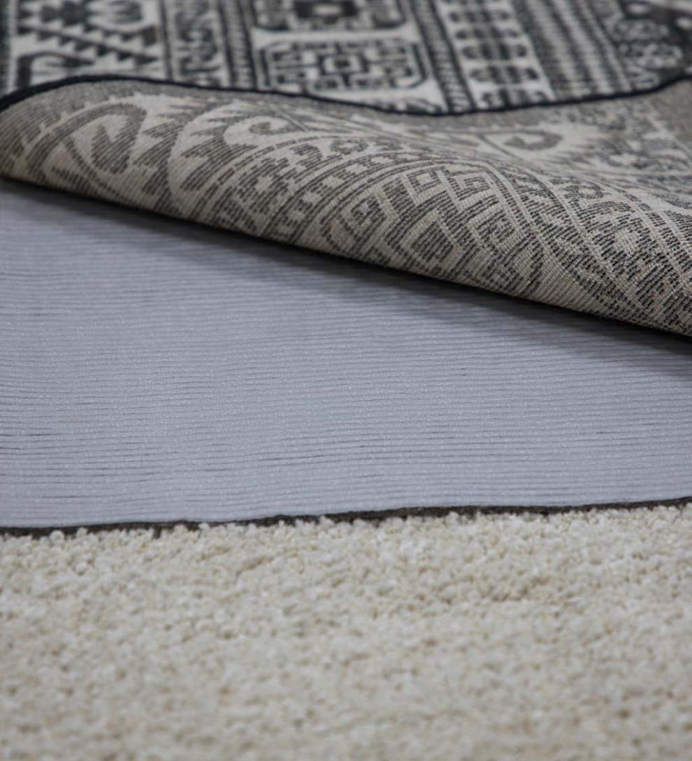 Plow & Hearth Home Accents Indoor Living Recycled Synthetic Fiber All-Surface Pet-Proof Rug Pad