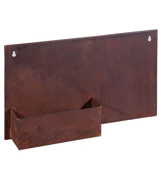 Plow & Hearth Home Accents Indoor Living Rusted Wall Planter