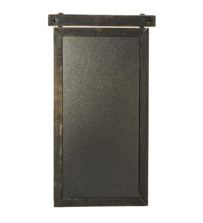 Plow & Hearth Home Accents Indoor Living Rustic Barn Door Chalk Board Message Center