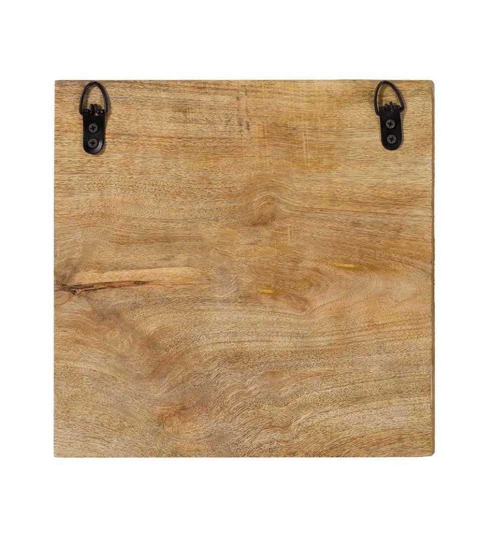 Plow & Hearth Home Accents Indoor Living Three Panel White Washed Tropical Wall Art