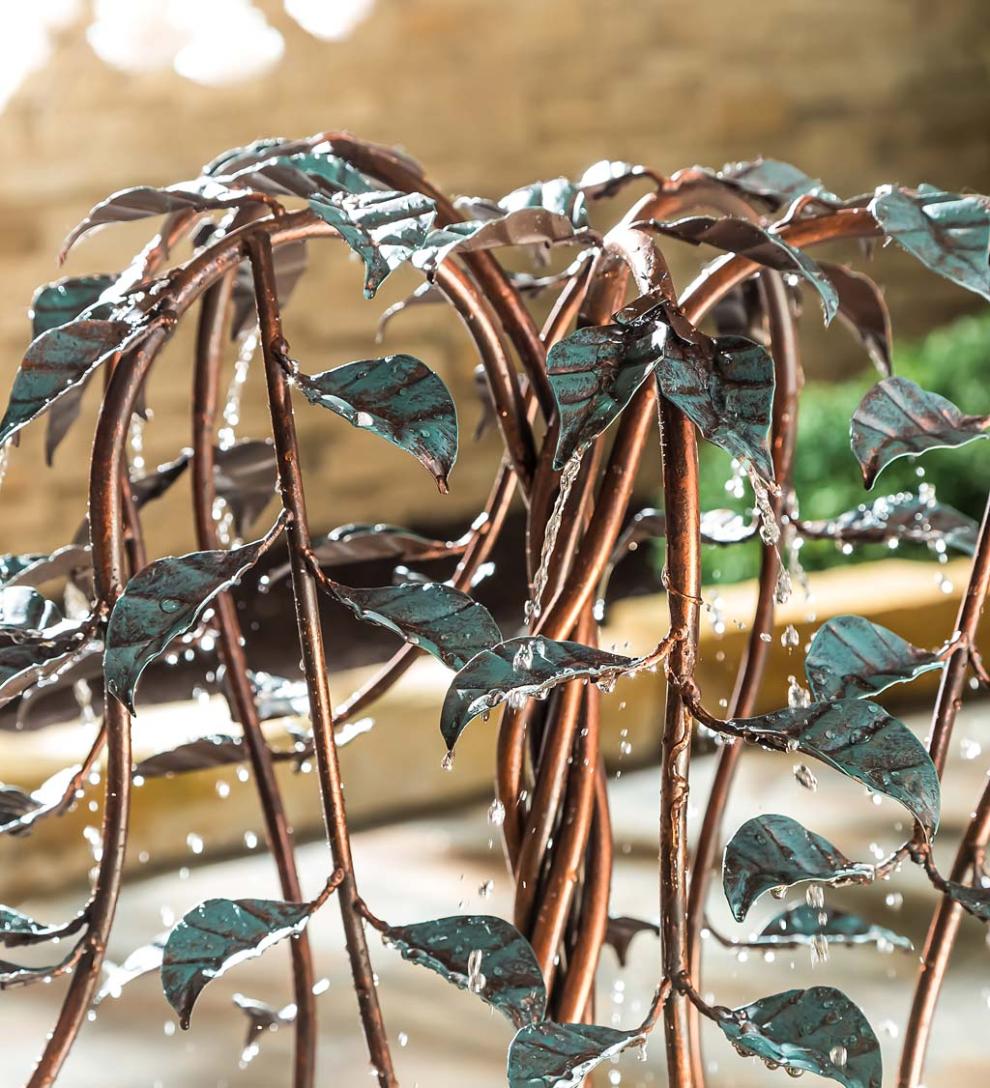 Plow & Hearth Home Accents Indoor Living Tree Of Life Indoor/Outdoor Electric Fountain