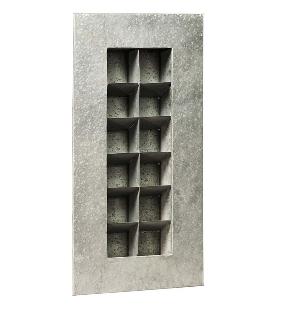 Plow & Hearth Home Accents Indoor Living Twelve Pocket Wall Planter