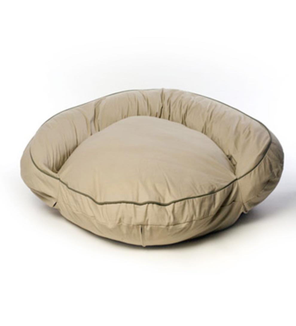 Plow & Hearth Home Accents Indoor Living Twill Bolster Pet Bed