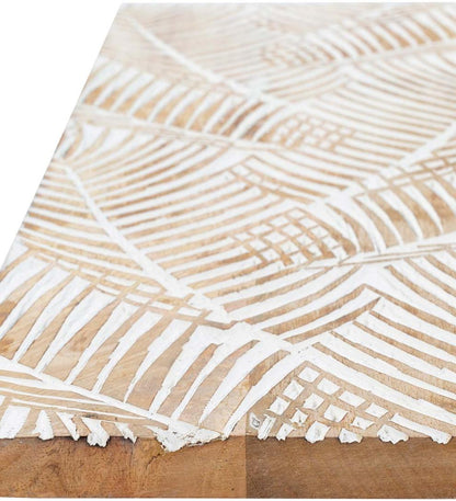 Plow & Hearth Home Accents Indoor Living Two Panel White Washed Tropical Wall Art