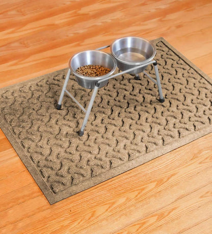 Plow & Hearth Home Accents Indoor Living Waterhog Dog Bones Doormat