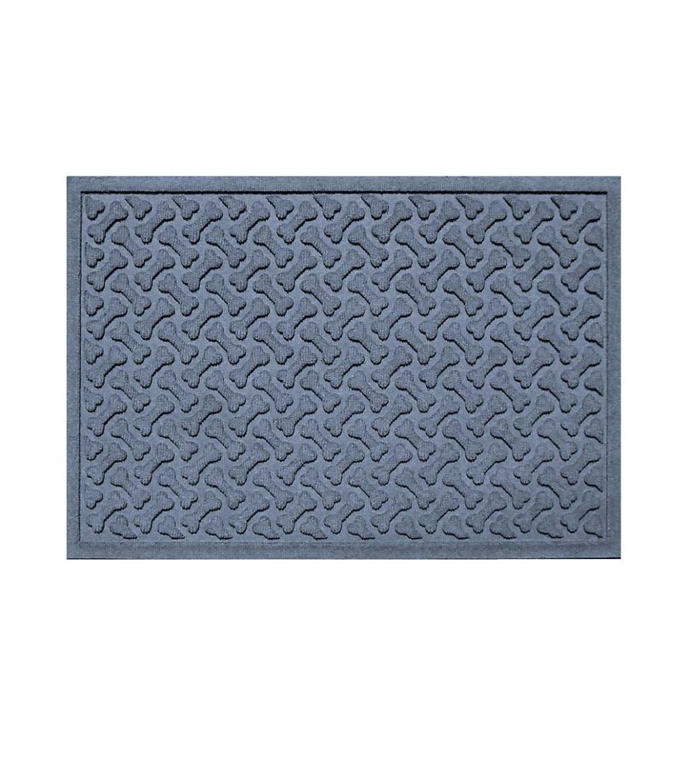 Plow & Hearth Home Accents Indoor Living Waterhog Dog Bones Doormat