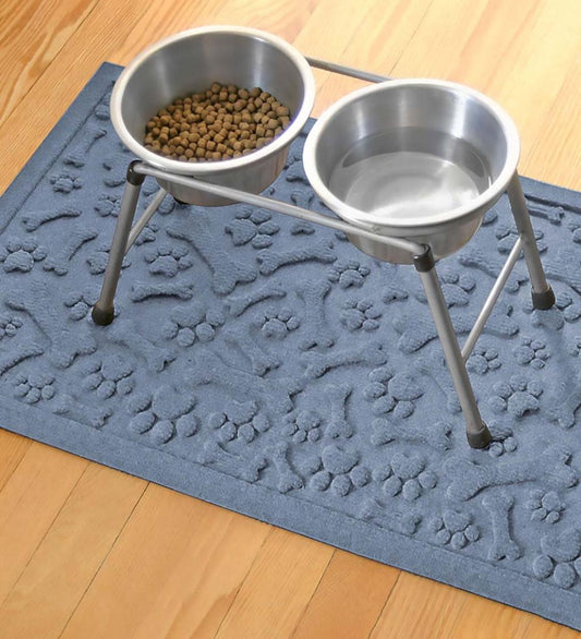 Plow & Hearth Home Accents Indoor Living Waterhog Paws And Bones Doormat