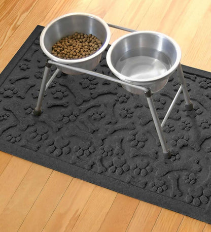 Plow & Hearth Home Accents Indoor Living Waterhog Paws And Bones Doormat