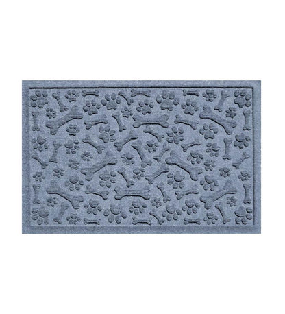 Plow & Hearth Home Accents Indoor Living Waterhog Paws And Bones Doormat