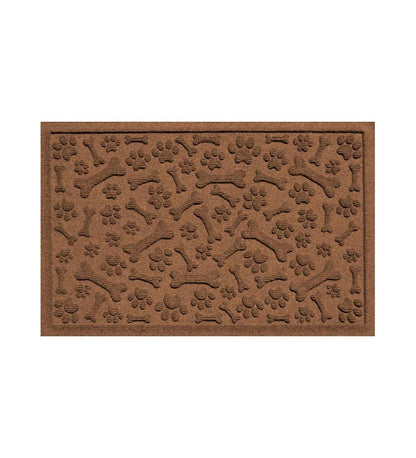 Plow & Hearth Home Accents Indoor Living Waterhog Paws And Bones Doormat
