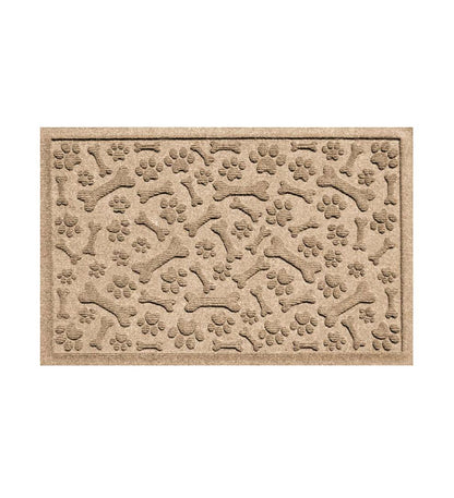 Plow & Hearth Home Accents Indoor Living Waterhog Paws And Bones Doormat